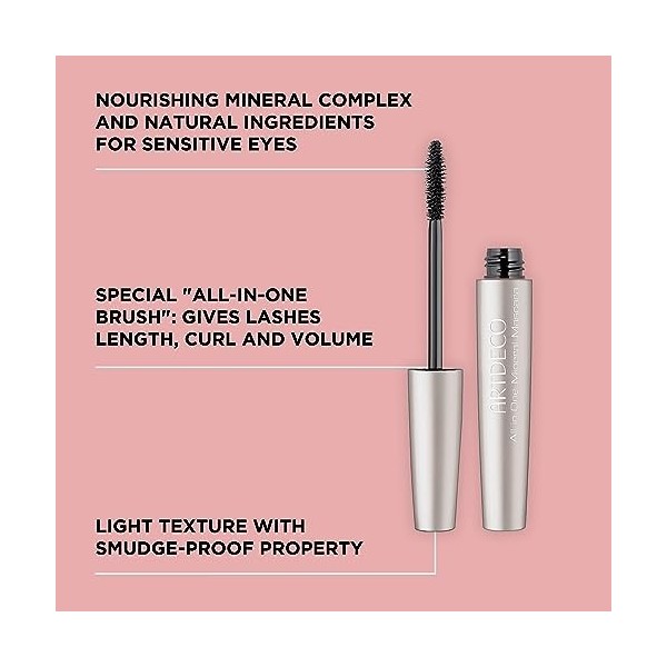 Artdeco Le mascara All In One Mineral 01 Black