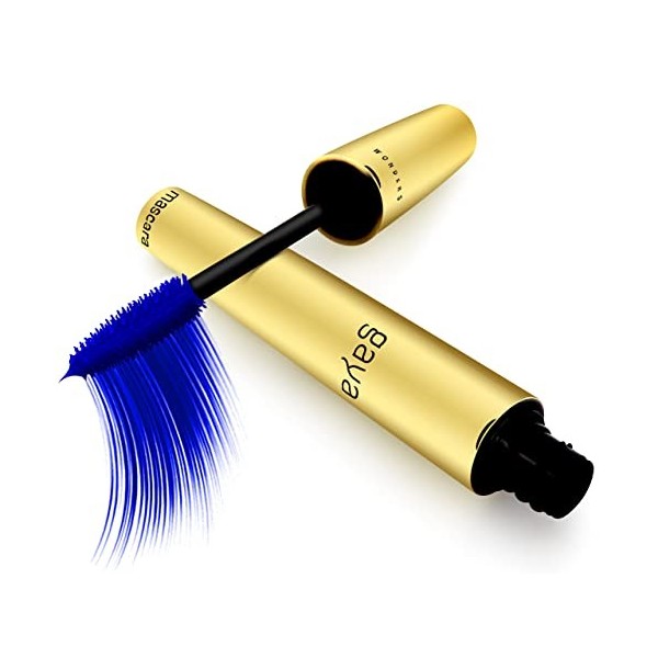 Mascara Vegan Professionnel Brosse Silicone - Volume Longueur Rehaussement Long Cil - Mascara Ricil Yeux Sensibles a Huile de