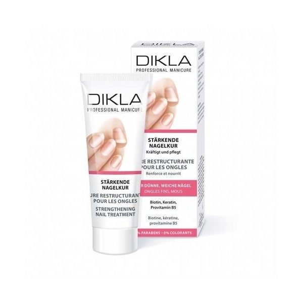 DIKLA - Cure fortifiante pour ongles doux 50 ml | pour des ongles forts et résistants