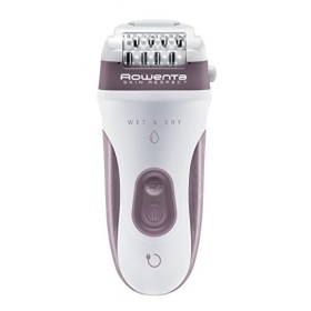 Rowenta Skin Respect EP8060F0 – Sans fil et utilisable sous leau, 24 pinces avec tête exfoliante et rasoir, accessoire pour 