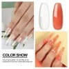 COSCELIA Kit Ongle Gel UV Complet 4pcs Kit Gel de Construction Ongle UV Kit Ongle Gel Complet 36W Lampe Ongle UV/LED Base et 