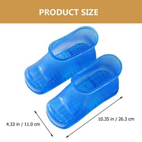 FRCOLOR Chaussures De Bain De Pieds Chaussures De Trempage Des Pieds Spa Épurateur De Pieds Massage Pour Hommes Bleu