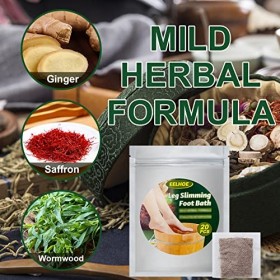 10/20 Pack Ginger Foot Soak, Foot Care Foot Relax, Chinese Herbal Foot Bath, Natural Mugwort Herb Foot Soak, Improve Sleep Qu