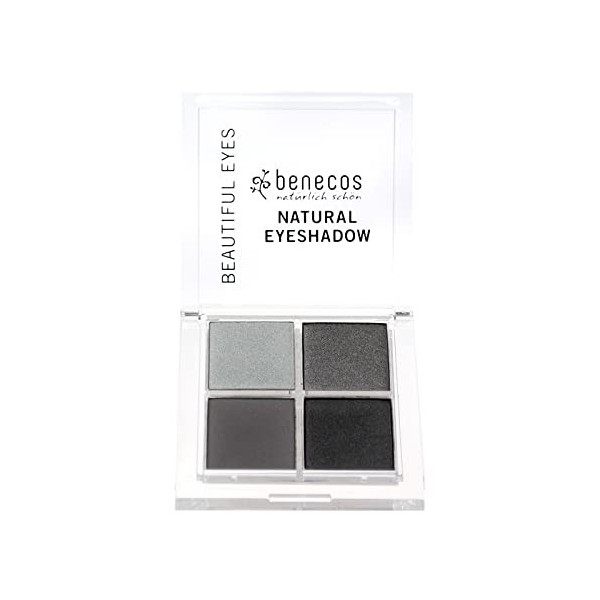 benecos - natural beauty Ombre à paupières 4 couleurs Coffee&Cream Bio 8g