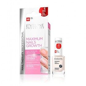 Eveline Cosmetics Traitement Des Ongles Sérum Durcisseur Pour Ongles Cassants Et À Croissance Maximale | 12ml | Traitement Ré