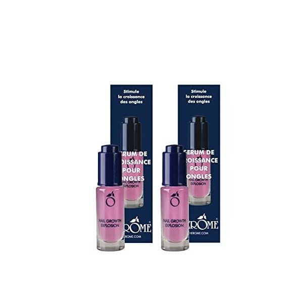 Herome 2-Pack Sérum de Croissance Pour Ongles - Accélère la Pousse des Ongles Nail Growth Explosion - 2 * 7ml.