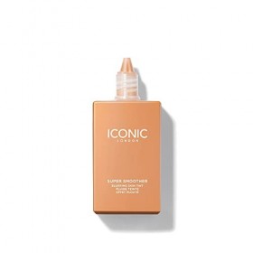 ICONIC London Super Smoother Blurring Skin Tint | Light to Medium Coverage Matte Makeup Foundation| Enriched with Vegan Colla