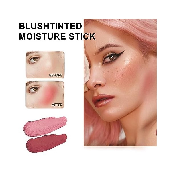 Blush Stick Multi-functional blush stick brightening foundation three-dimensional repair natural nude makeup waterproof light