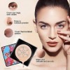 Champignon Hier Air Cushion CC Cream Foundation, correcteur du maquillage nude durable Pigment hydratant CC Liquid Foundation