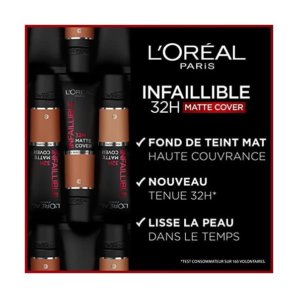 Fond de teint 30ml Infaillible 24h Matte Cover LOréal Paris