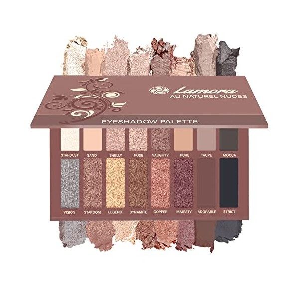 Palette Fard À Paupière Maquillage Yeux - Nude 16 Couleurs Shimmer Matte Ultra Pigmenté Ombre A Paupière