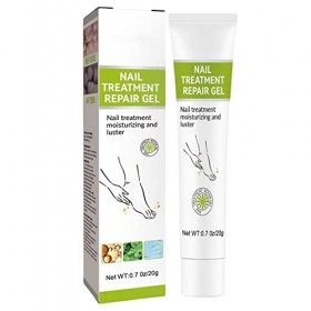 Gel Réparateur Ongles Naturel - Crème Réparatrice Ongles - Produit de soin des ongles pour hydrater et lustrer, restaure lap
