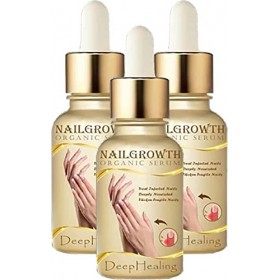 NailGrowth Lot de 2 sérums biologiques pour croissance et renforcement des ongles 7 jours