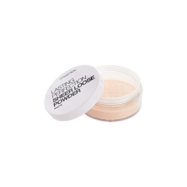 Collection Cosmetics Lasting Perfection Poudre libre transparente, poudre légère, 10 g, translucide mat