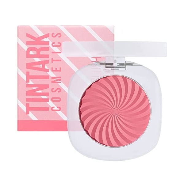 TINTARK Cheeky blush creme poudre, fard a joue blush maquillage makeup palette, Végétarien, sans cruauté et sans talc 01 MOR