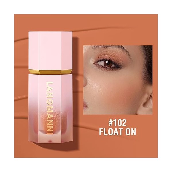 Soft Cream Blush Maquillage Blush Liquide Lisse Léger Longue Tenue Résistant Aux Taches Couleur Naturelle Blush Liquide Mat P