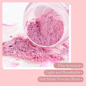 Boobeen Fard à Joues en Poudre Libre Air Cushion Blush Crème Poudre de Maquillage Longue Durée Maquillage Visage