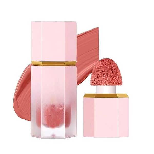 Liquid Blush Gel Crème,Blush Liquide en Gel,Cream Blush Gel,Blush Liquide Imperméable,Fard à Joues Liquide Crème,Fards à Joue