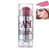 Cotensta Blush Stick, Crayon Blush, Waterproof et Durable, pour les Joues, les Yeux et les lèvres, 8.5g