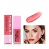 Blush liquide changeant de couleur, Blush liquide hydratant changeant de couleur pour les joues, Blush visage au fini rosé po