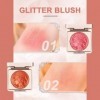 Palette blush, Palette blush et poudre fluorescente luminescente, Palette bronze et blush, blush, blush durable et blush natu