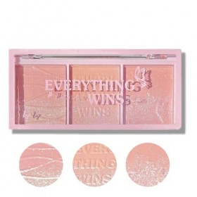 Palette blush 3 ombres, Palette blush et poudre fluorescente luminescente, Palette bronze et blush, blush, blush durable et b