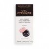 Makeup Revolution, gel Eyeliner Pot With Brush, Pot dEyeliner En gel avec Pinceau, 3g