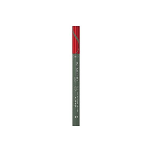 LOréal Paris Crayon Eyeliner Infaillible Micro Liner, Tonalité: 05 Sage Green