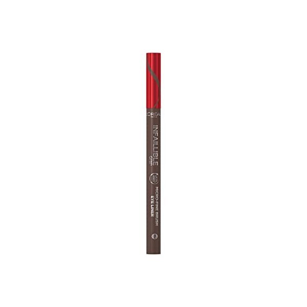 LOréal Paris Crayon Eyeliner Infaillible Micro Liner, Tonalité: 02 Smokey Earth