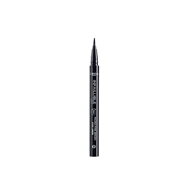 LOréal Paris Matita Eyeliner Infaillible Micro Liner, Tonalité: 01 Obsidian Black