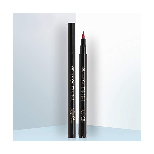 Outil cosmétique de maquillage doeil de crayon deye-liner liquide imperméable durable 06 red 