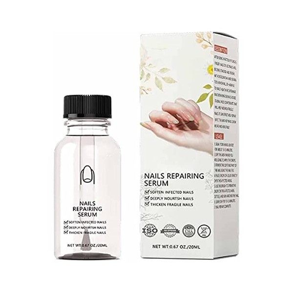 Nailgro Strong Nail Growth & Strengthening Serum, Durcisseur Dongles, Extra Fort & Growth, Sérum Réparateur De Sérum Dongle