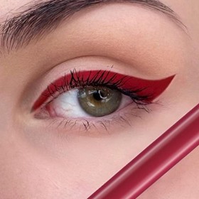 Boobeen Eyeliner liquide coloré, Stylo Eye Makeup Liner mat avec pointe feutre, Eyeliner très pigmenté et longue tenue pour l