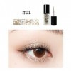 Allbestaye 6 Pcs Diamond Glitter Eyeliner Liquide Ensemble, Ensemble De Maquillage Fards à Paupières Liquide Lasting Shine Sh