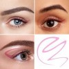 Eye Liner Couleur Liquide Waterproof Mat Eyeliner Waterproof ColoréS De Crayon Pour Les Yeux ColoréS Hautement PigmentéS Anti