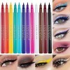 Rihsay 12 Couleur Eye Liner Waterproof Eyeliner Coloré Imperméable Eye Liner Liquid Maquillage pour Les Yeux Makeup Halloween
