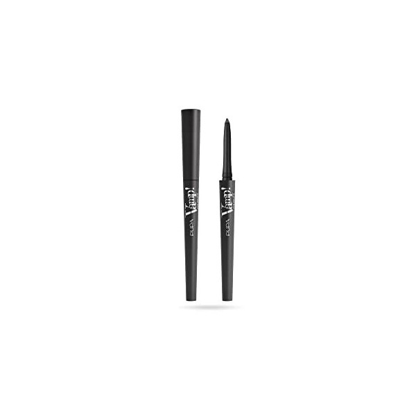 Pupa Milano Vamp! Waterproof 2 in 1 Eye Pencil - 101 Rockstar Grey For Women 0.12 oz Eye Pencil