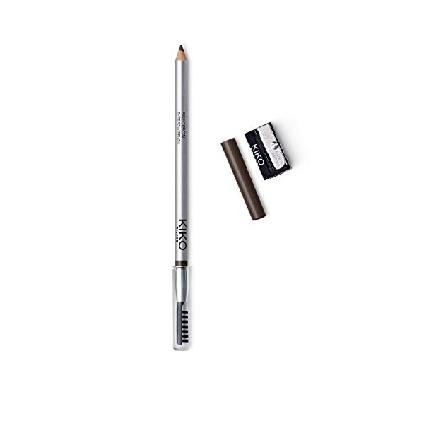 KIKO Milano Precision Eyebrow Pencil 02 | Crayon À Sourcils Avec Formule Dure Micro-Précision Et Peigne Séparateur