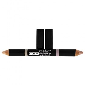 Pupa Milano Duo Highlighter Matt and Shine 001 Beige pour Femme Crayon pour Yeux 0,148 oz 4.38 ml
