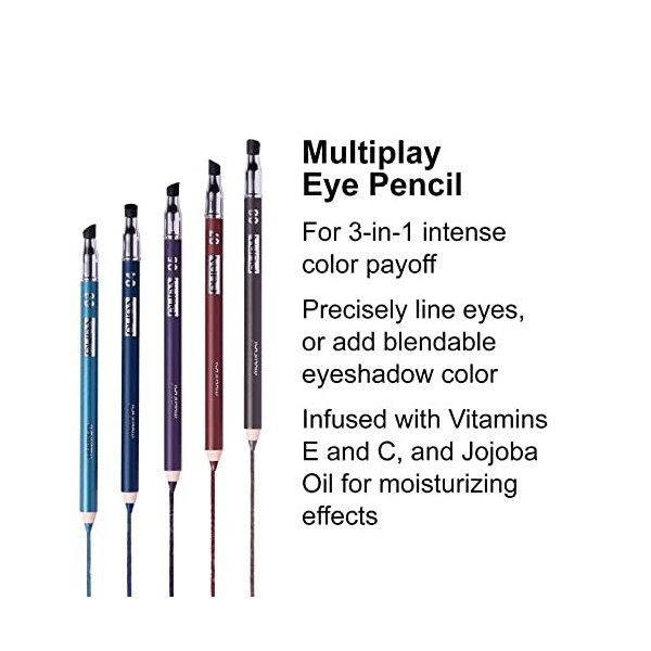 Pupa Milano Multiplay Crayon pour Yeux 57 Petrol Blue pour Femme 0,04 oz 1.18 ml