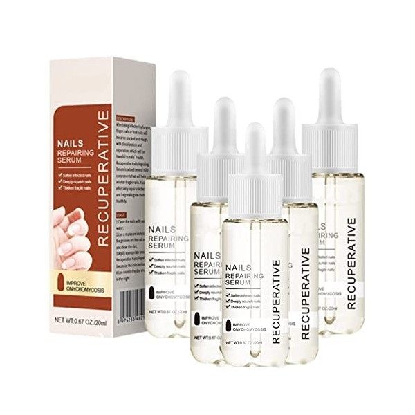 Sérum De Croissance Et De Renforcement Des Ongles GFOUK 7 Jours,Sérum Pour La Croissance Et La Force Des Ongles,Des Ongles Pl