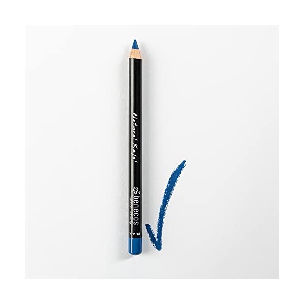 benecos Natural Cosmetics - Crayon Kayal - sans Talc - Bleu Vif