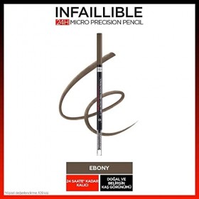 LOreal Paris Make-Up Designer Brow Artist Skinny Definer 109 Ebony Nero 4,5 g