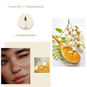 Freckles Pen, Stylo de taches de rousseur, stylo de taches de rousseur de Simulation naturelle, Stylo à Point Imperméable Dou