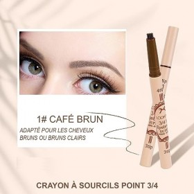 Crayon à sourcils microblading, crayon à sourcils 4 pointes et 3 pointes, dessinateur de sourcils, Crayon à sourcils résistan