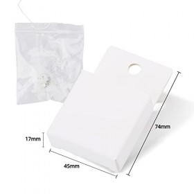 2 pièces Fil Mapping Sourcil Pré Encré, Fil Teinté Sourcil pour Microblading, Fil Tracage Sourcils Blanc 