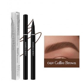 HOUSN Crayon à Sourcils et Eyeliner 2 en 1, Crayon à Sourcils Imperméable, Liquide Imperméable Eyeliner, Crayon à Sourcils Li