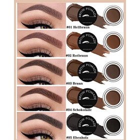 Lot de tampons à sourcils et pochoirs à sourcils 16 en 1, crème à sourcils imperméable, kit de modélisation des sourcils en g