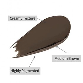 Boobeen Eyebrow Stencil Kit, Waterproof Eyebrow Pomade Gel,Defines Brow Cream,Brow Stamp Shaping Kit, with 10 Reusable Eyebro