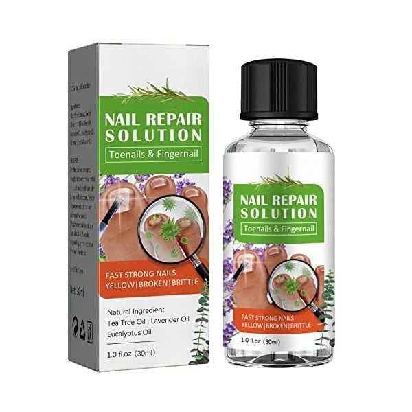 gaoqiao Solution Extra-Forte Contre Les Champignons des Pieds - Solution de mycoses des Ongles pour Les Ongles épais | Champi